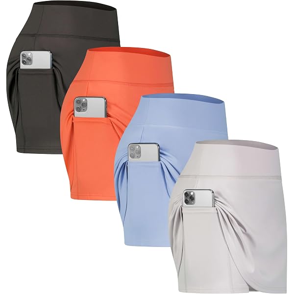 Skort Sport Real Essentials Rose Avec Poches - Taille XXL, Occasion Parfait état