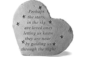 KAY BERRY Perhaps The Stars In The Sky Heart Shaped Memorial Stone