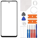 E-yiiviil Front Glass (Without LCD Display) Compatible with Moto G 5G 2024 XT2417-4 XT2417-1 6.6 inch inch with Tools