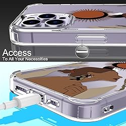 LUHOURI for iPhone 15 Pro Max Case with Screen