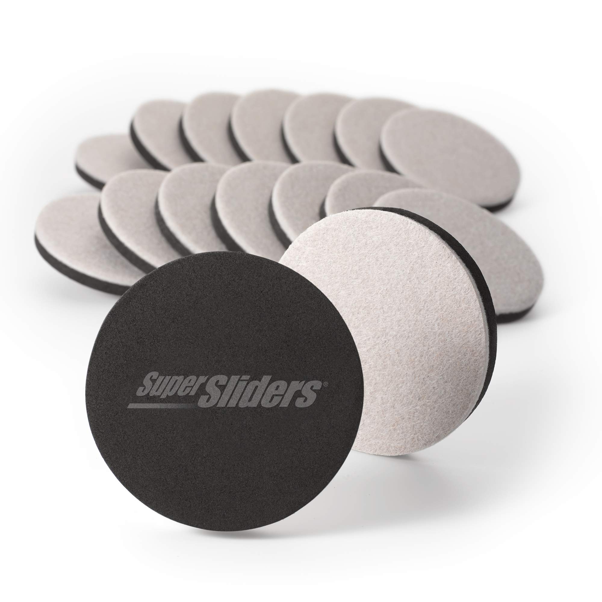 Super Sliders 4733444N Hardwood Floor Reusable Furniture Movers Sliders 3-1/2", Value Pack, Linen — image 1