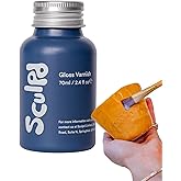 Sculpd Clear Varnish for Air Dry Clay Pottery, Gloss Finish Clear Varnish for Pottery and Acrylic Paint, Create Waterproof Po