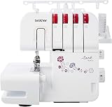 Brother M343D Overlocker 3 or 4 Thread with FAST Threading + DVD view 2