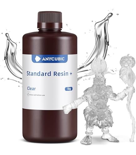 PioCreat Resina De Impresora 3D Tipo ABS 2.0, Resina Fotopolimérica De Impresión 3D De Curado UV De 405 Nm Con Mayor Resistencia Y Dureza, Alta Precisión, Compatibilidad Con Impresoras 3D MSLA/LCD/DLP