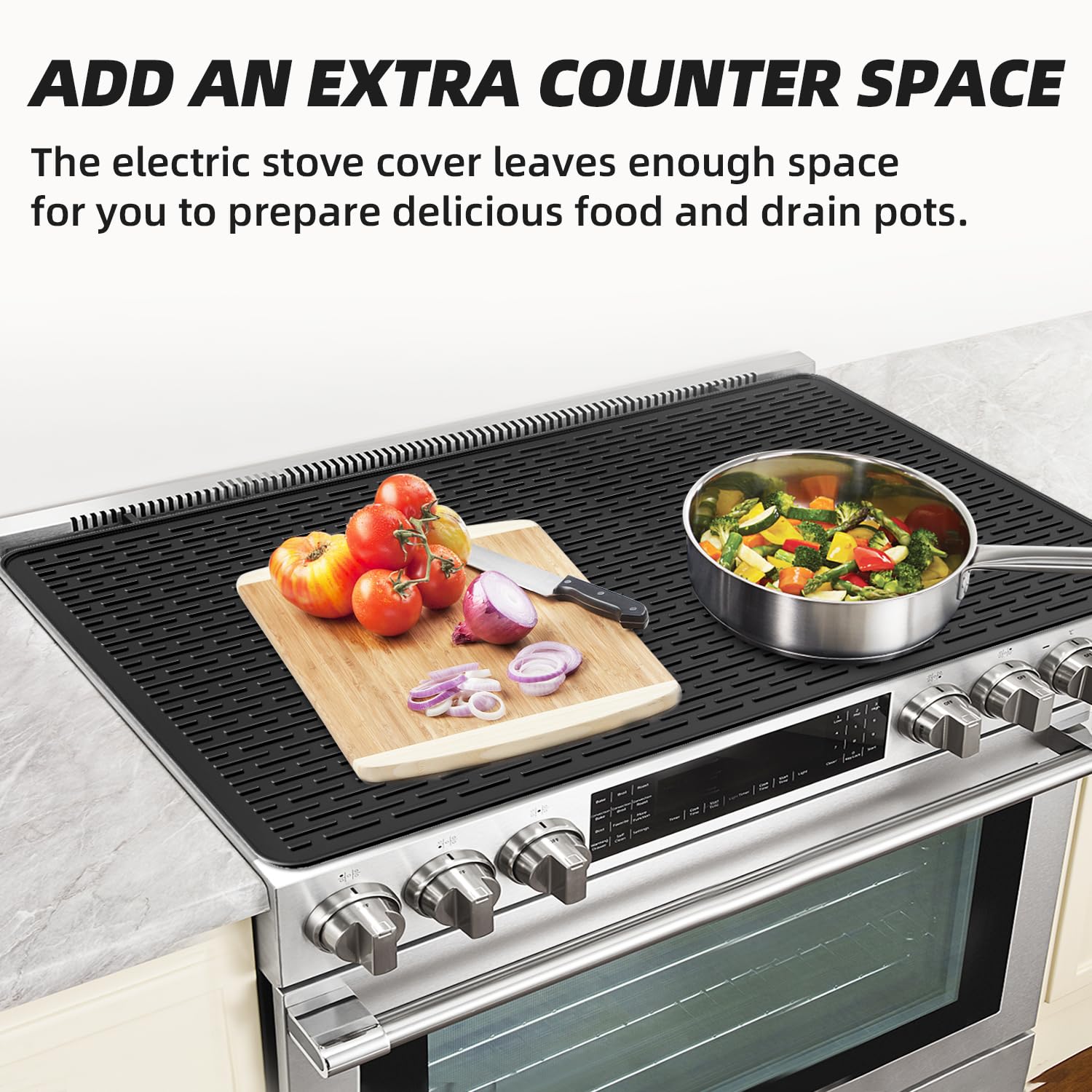 LOPNUR Electric Stove Cover for Stove Top, 36