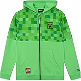 Minecraft Hoodie | Boys Hoodie | Boys Zip Up Hoodie | Cool Hoodies | Gaming Apparel | Sizes 6 to 14