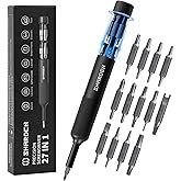 Sharden 27-in-1 Precision Screwdriver Set Multi Bit Small Screwdriver Magnetic Mini Screwdriver Set Pen Style Manual Repair T