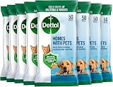 Dettol Multipurpose Cleaning Wipes for Homes with Pets 400 Wipes 50x8 view 1