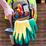 TUULKIT Gardening Gloves 3 Pairs Men Women Non Slip Latex Coating view 4