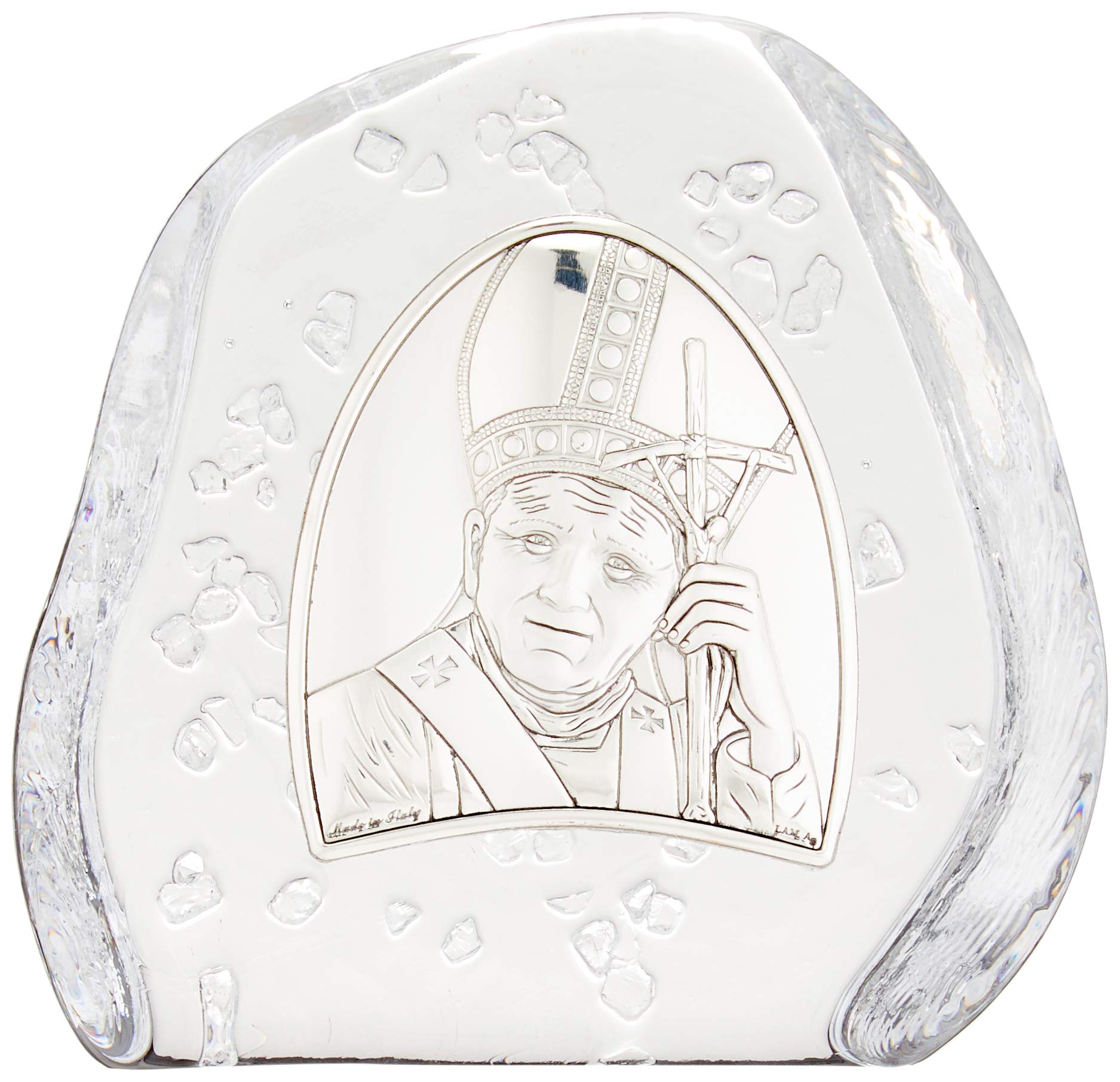 Crystaljulia Lead Crystal Paperweight, Clear, 11.5 cm