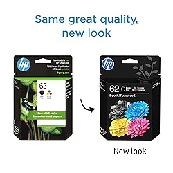 HP 62 Black/Tri-color Ink Cartridges for HP