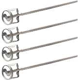 Jiffy Mixer LM Laboratory Mixer 1/4-Inch Shaft Mixing Blade (4-Pack) | Stainless Steel Construction | Fits Standard Chucks | Piercing Propeller Design | Easy To Clean | Operates Up To 1200 RPM