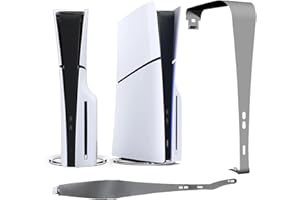 BracNova Dust Cover Net for PlayStation 5 Slim Console-PS5 Slim Dust Protector with Silicone Clip Fastener-Anti Pet Hair-Easy Installation