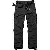 GSGGIG Cargo Pants for Men Casual Hiking Pants with Multi Pocket Outdoor Comfy Fit Construction Work Pants
