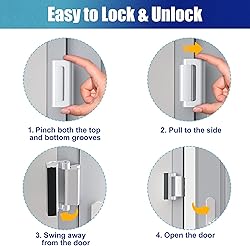 2Pack AceMining Door Reinforcement Lock Withstands