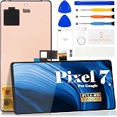 SRJTEK for Google Pixel 7 OLED Screen Replacement 6.3 inch with Frame | OLED Display Touch Digitizer Assembly, Supports Fingerprint, for GVU6C GQML3, with Repair Tools Kit