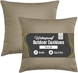 Rohi Waterproof Outdoor Cushion 2 Pack 18 x 18 Latte