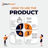 BOLT RUSH Jaw Exerciser Pack of 3 with 3 Resistance Levels and Strips view 3