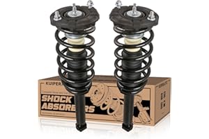 KUIPERAUTO Rear Complete Struts Coil Springs and Shock Absorbers Assembly 181327 Compatible for 2000-2004 Nissan Maxima Compatible for 2000-2001 Infiniti I30 Compatible for 2002-2004 I35 2PCS