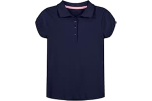 Nautica girls School Uniform Short Sleeve Pique Polo