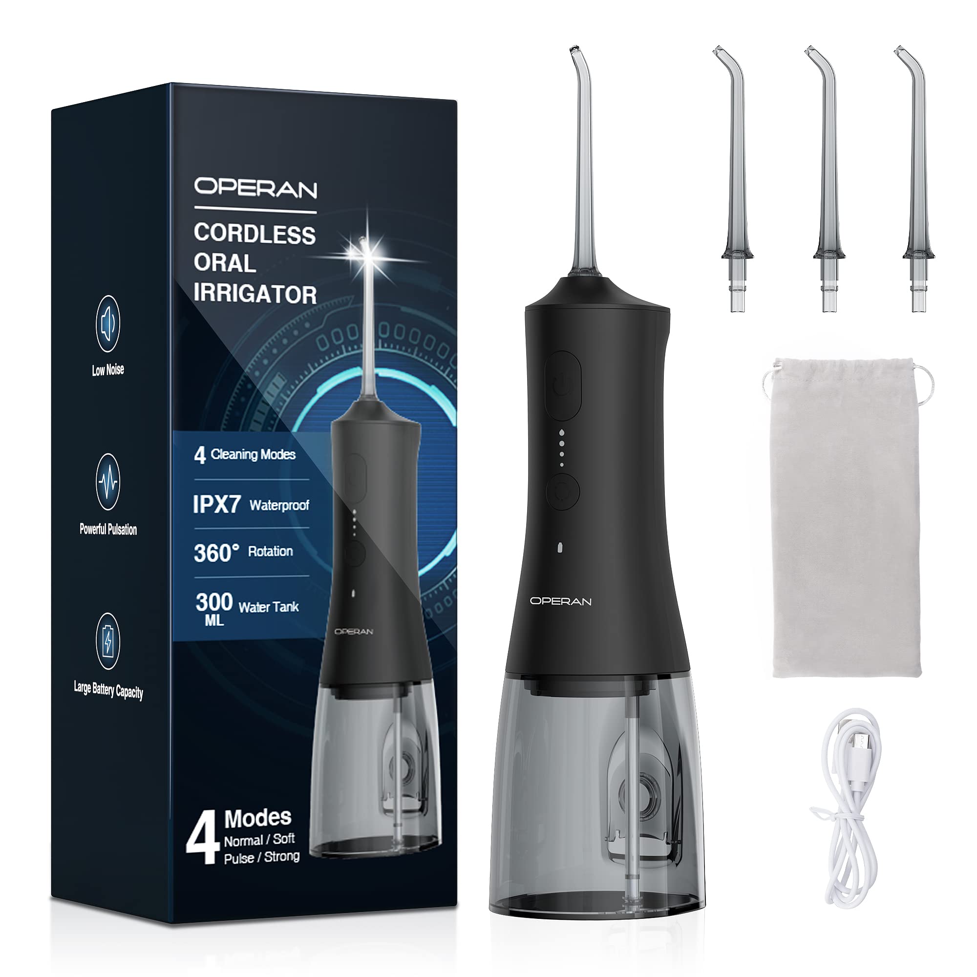 Water Flosser For Teeth Cleaner Rechargeable Oral Irrigator - View #11