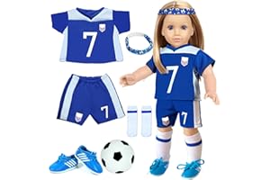 ARTST 18 inch Doll Clothes Accessories -Compatible with 18 Inch Girl Dolls (Sports)