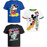 Disney Mickey Mouse T-Shirt (Sets) Donald Duck Goofy Pluto Graphic Fantasia Outfit Tee Baby/Toddlers Birthday to Kids Clothes