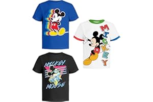 Disney Mickey Mouse T-Shirt (Sets) Donald Duck Goofy Pluto Graphic Fantasia Outfit Tee Baby/Toddlers Birthday to Kids Clothes