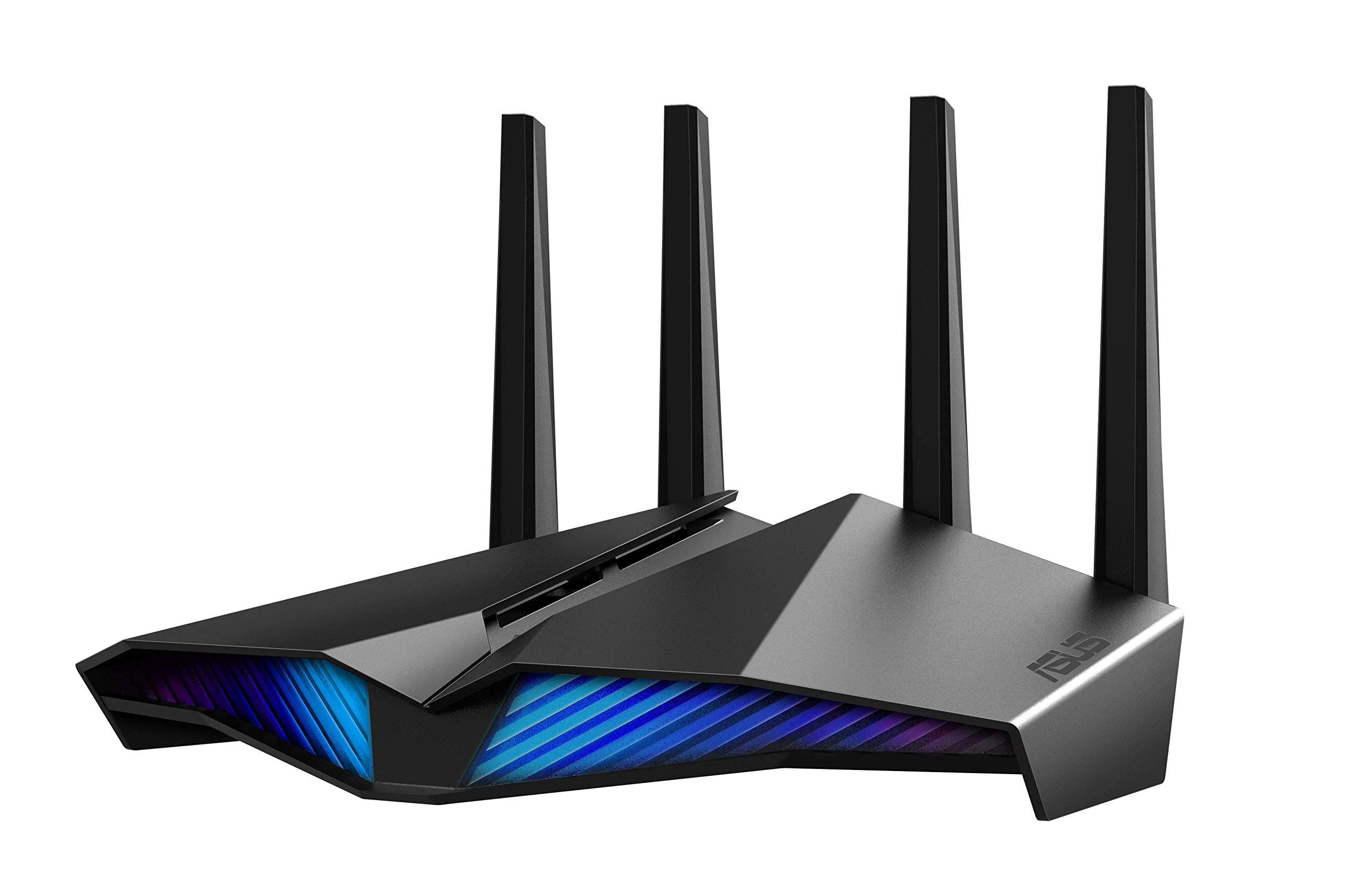 Photo 1 of ASUS RT-AX82U AX5400 Dual-Band WiFi 6 Gaming Router, Game Acceleration, Mesh Support, Dedicated Port, Mobile Boost, MU-MIMO, Aura RGB (Renewed)