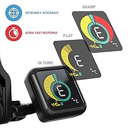 KLIQ UberTuner, Professional Clip-On Tuner for All
