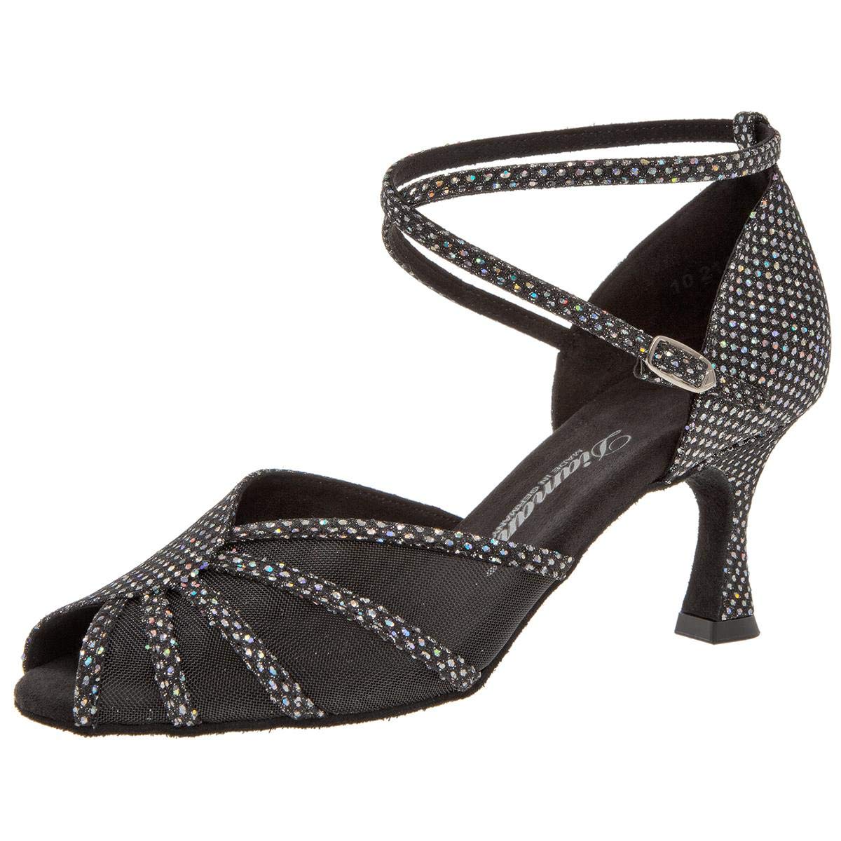 Diamant Women's Dance Shoes 020-087-183 - Size: UK 5 Black Silver