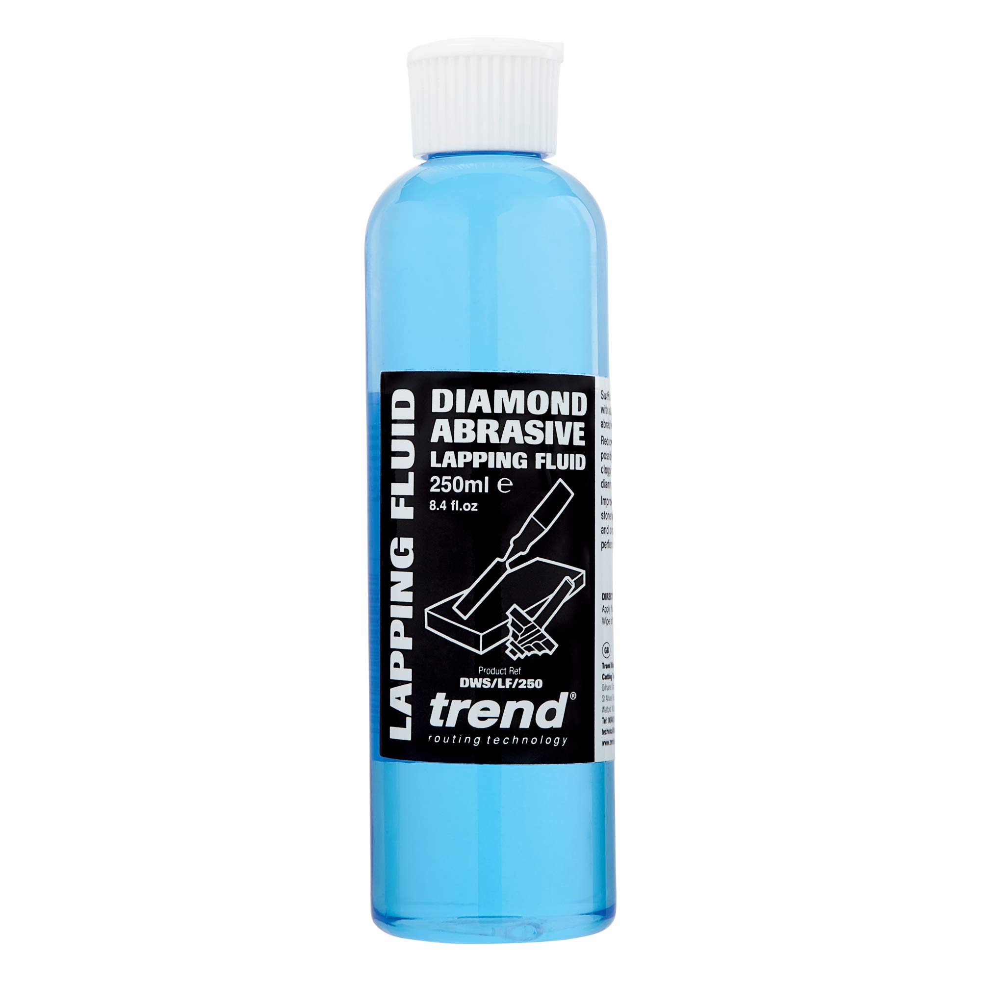 Trend Diamond Abrasive Lapping Fluid, 250ml, Blue, Professional Grade Sharpening Fluid for Optimum Performance, DWS/LF/250