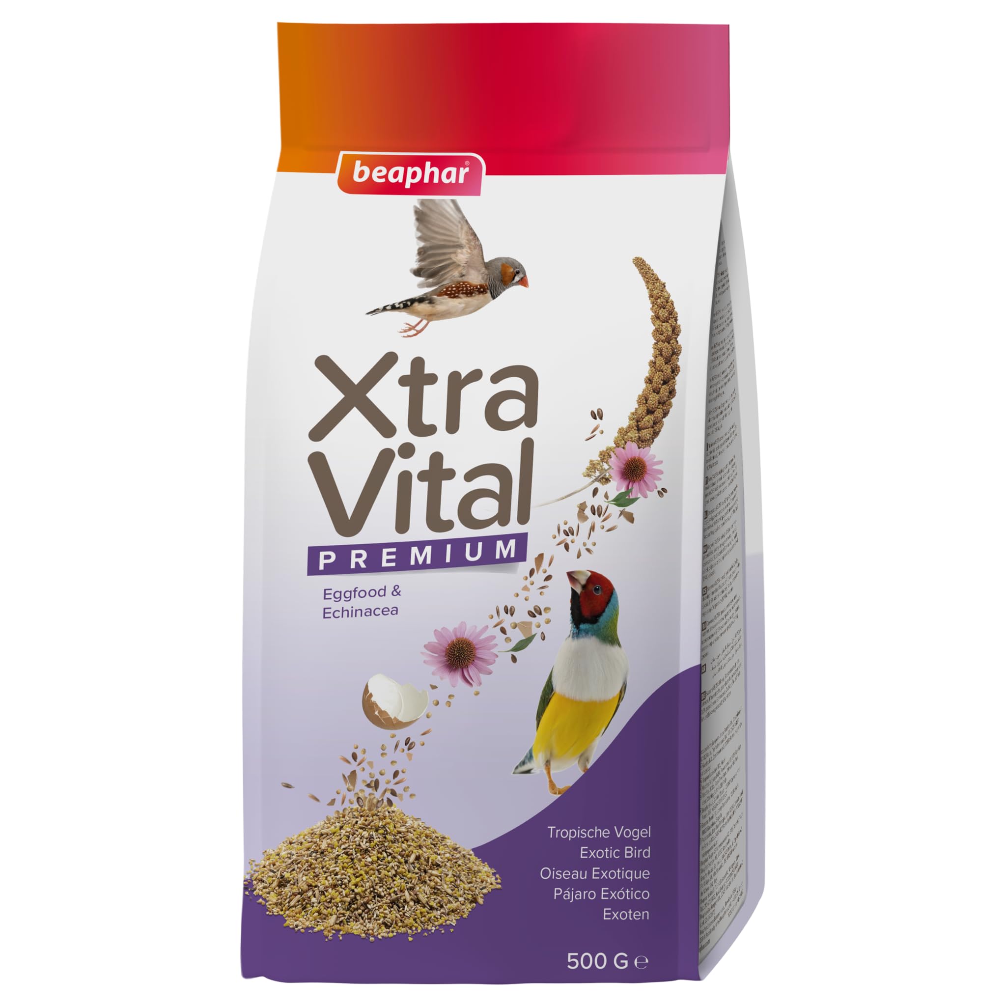 Beaphar XtraVital Finch Food, 500 g, Pack of 6