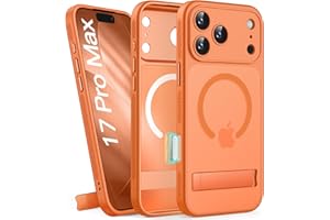 BXYJY for iPhone 17 Pro Max Case Magnetic with Stand, Camera Control Button, Full Lens Protection, Compatible with MagSafe, M
