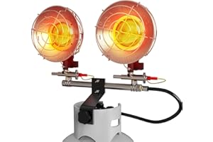 SISUPASSIE 30000BTU Propane Heater, Portable Propane Heater for Outdoor Use with 3 Adjustable Modes and Safety Shut-off Valve for Patio, Camping, Fishing, Garage