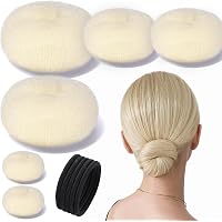 Hair Donut Bun Maker – 2 Stück, 11,4 Cm Durchmesser, Braun, Für Voluminöse Dutt-Frisuren