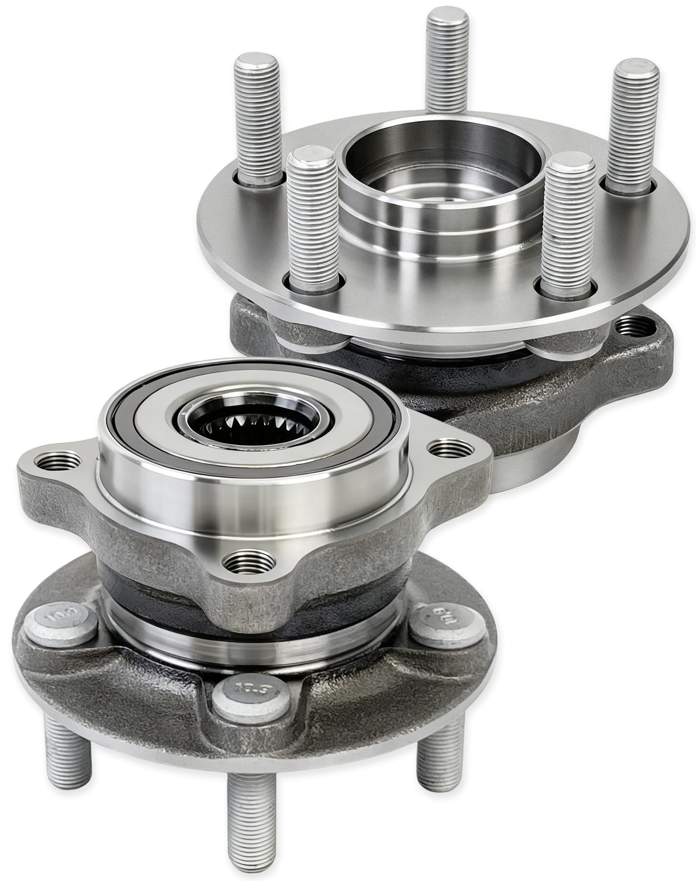 Photo 1 of 2 Pcs 513303 Front Wheel Bearing Hub Assembly Compatible with Subaru Forester 2009-2014, Impreza 2008 2009 2010 2011 2012 2013 2014, WRX 2013-2014, XV Crosstrek 2013-2014, 5 Lugs