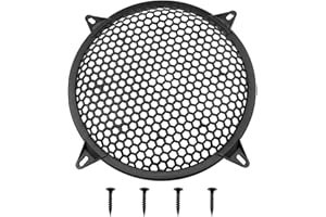 Xhziy 10 Subwoofer Grill Speaker Grill Cover Waffle Grill Cover and Mesh Circle Subwoofer Speaker Cover 1PCS