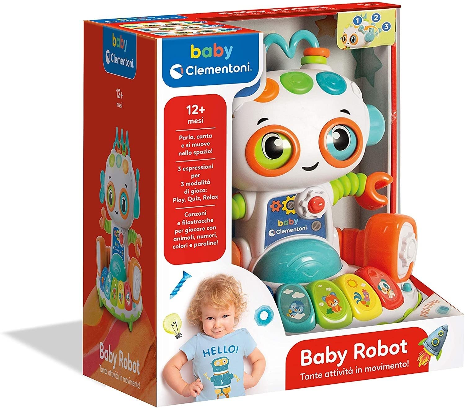 Clementoni Baby Baby Robot Merchandising Ufficiale