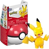 Pokemon Mega Construx Poke Ball 16-Piece Building Set | Pikachu