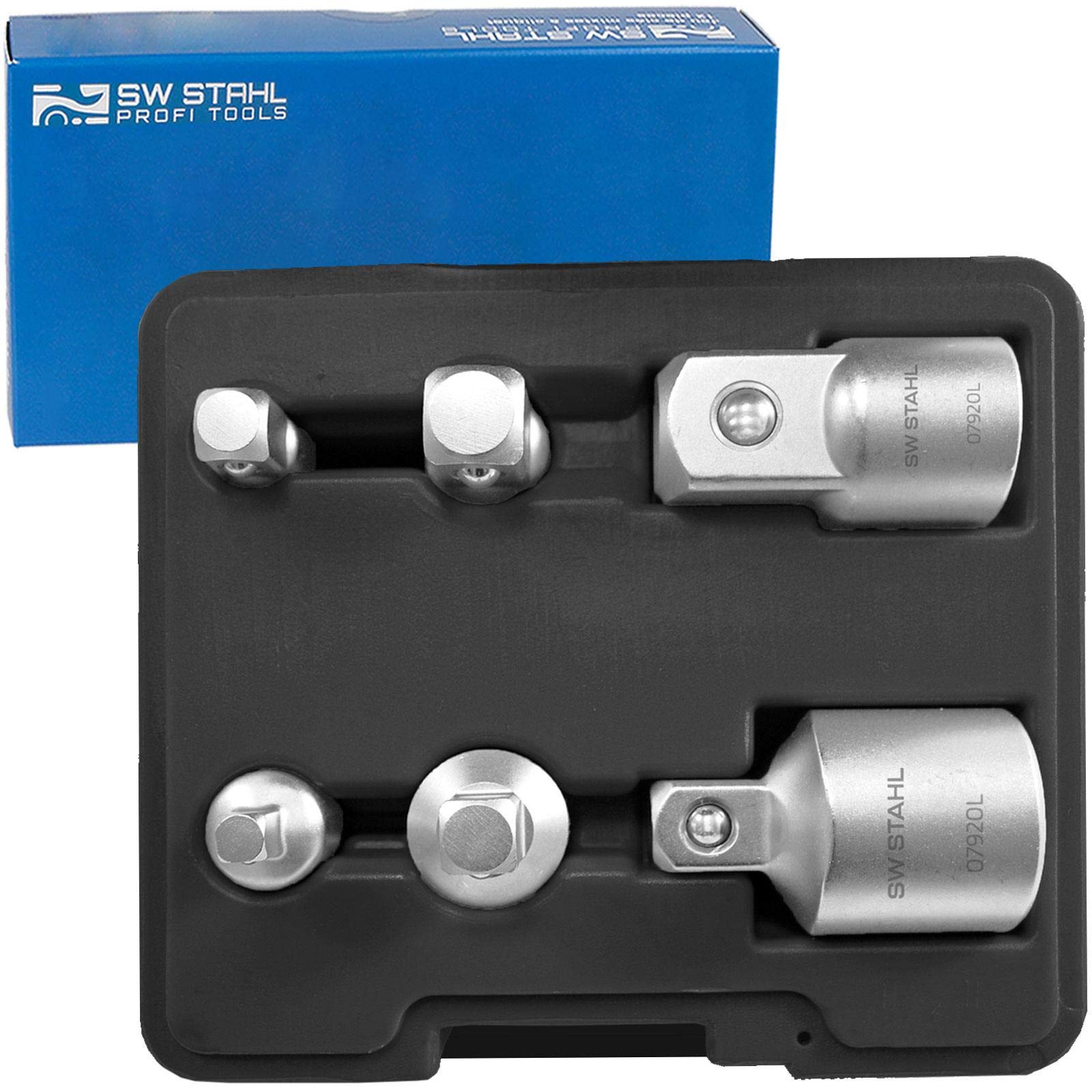 SW-Steel Connecting Pieces 6-Piece, 1/4-3/4 inch in Cassette, 07920L