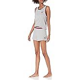 Tommy Hilfiger womens Cotton Blend Tank Top Pajama Sleep Set