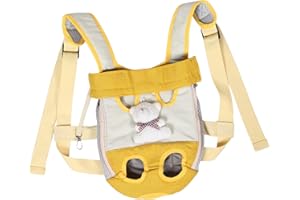 HOLIDYOYO Pet Backpack Front Carrier for Small Dogs Cats Breathable Design Portable Hiking Travel