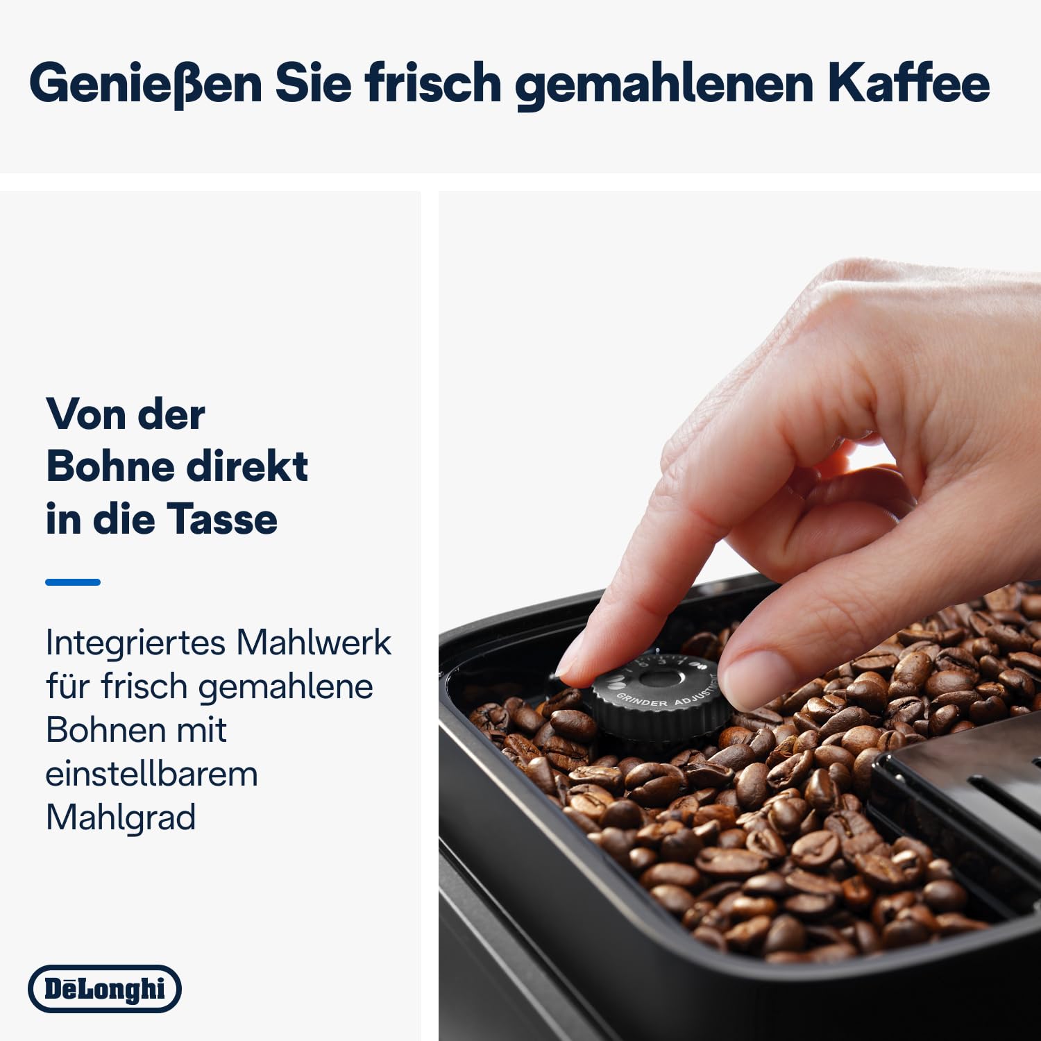 De’Longhi Magnifica Plus - Perfetto Kaffeevollautomat mit LatteCrema-Milchaufschäumer, 18 One-Touch-Getränke, farbiges Touch-Display, Silber Schwarz (ECAM322.70.SB) 3