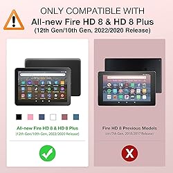 Case for Amazon Kindle Fire HD 8 & 8 Plus Tablet