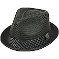 Epoch hats company Mens Summer Fedora Cuban Style Short Brim Hat