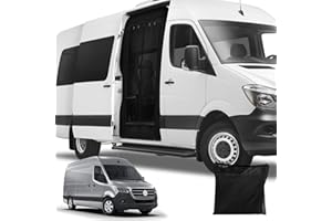 FGENKI Van Bug Screen Customized for Mercedes-Benz Sprinter Van High Roof 2007-2024, Sliding Door Bug Screen Center Zipper Closure Door Bug Mesh 83 inch(H) X 67 inch(W)