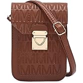 MKP Women Fashion Signature Lightweight Cute Small Crossbody Bags Cell Phone Purse Wallet Shoulder Bag With Snap Closure