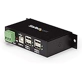 Startech.Com ST4200USBM Mountable 4 Port Rugged Industrial Usb Hub Black