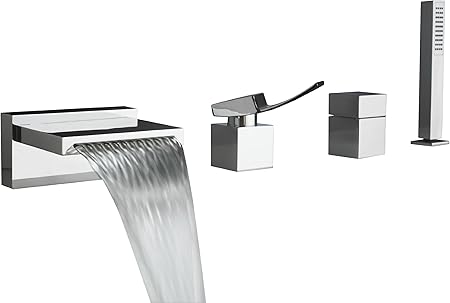 Artos F202 2ch Quarto 4 Hole Deck Mount Tub Filler Chrome